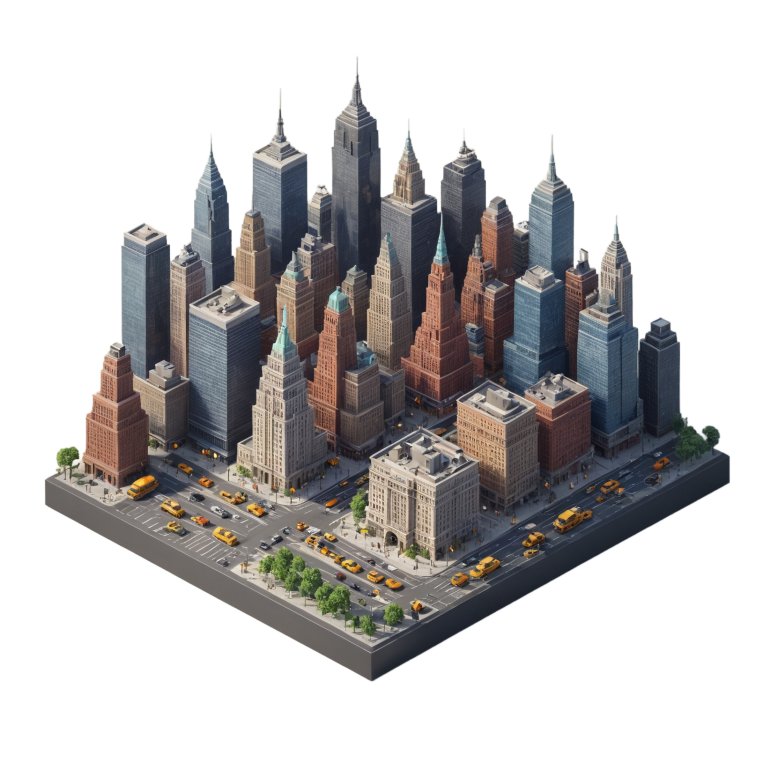 Isometric city block 13