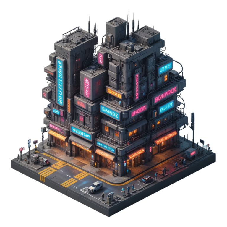 Isometric city block 5